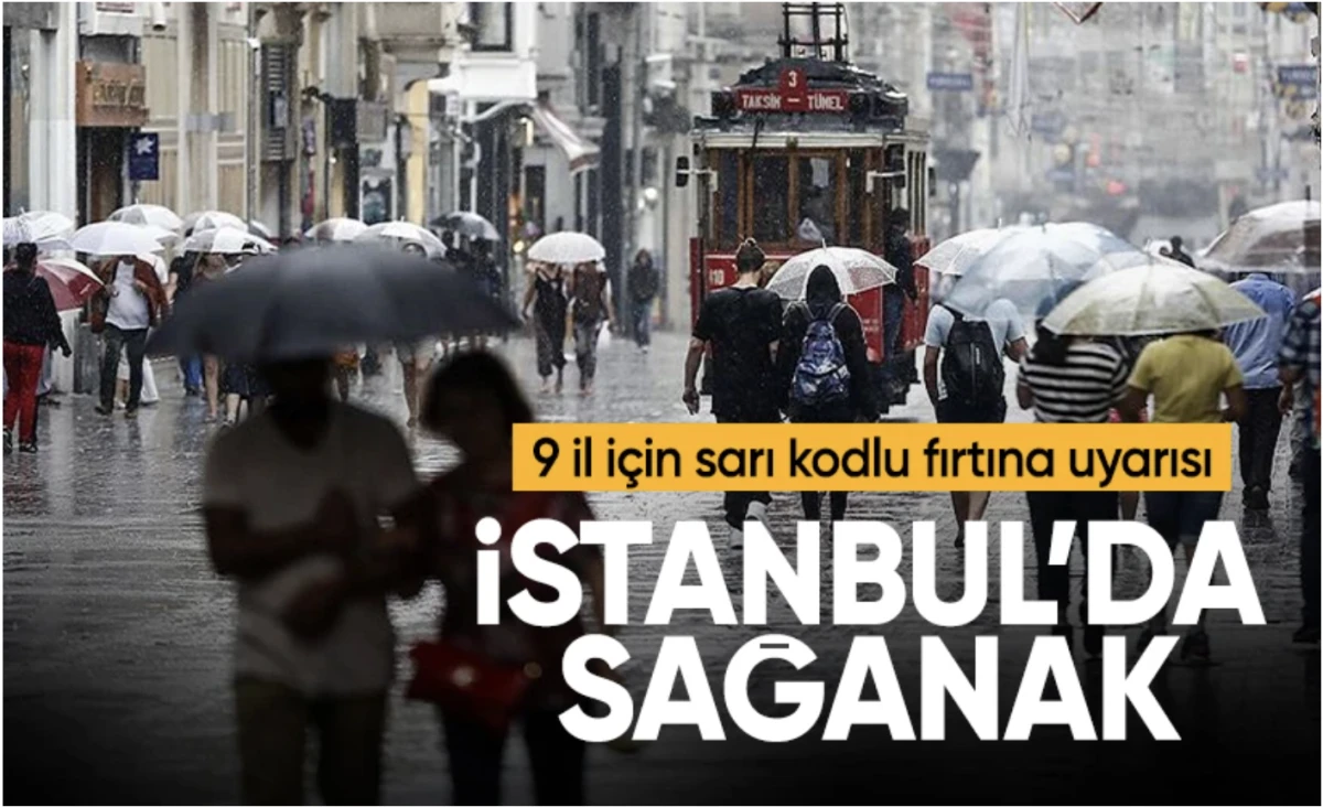 İstanbul'da yağmur! Hafta sonuna dikkat