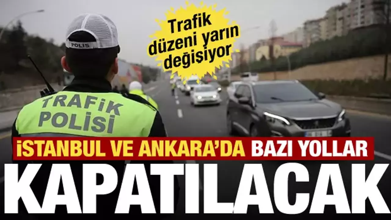 İstanbullular Dikkat! Yarın Sabah Bu Yollar Tamamen Kapatılacak: 21. İstanbul Yarı Maratonu Trafik D&uuml;zenlemesi