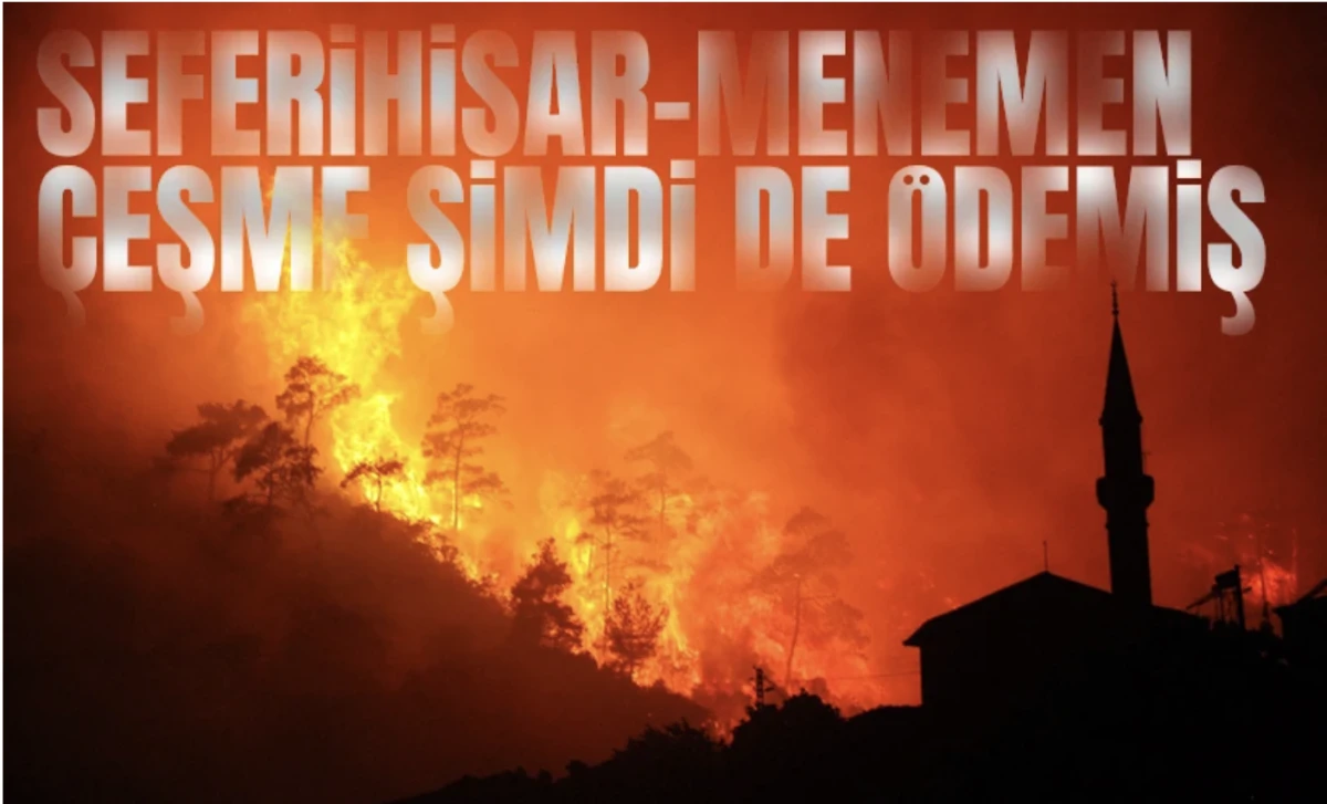 İzmir yangını! İzmir Ödemiş'te orman yangını çıktı