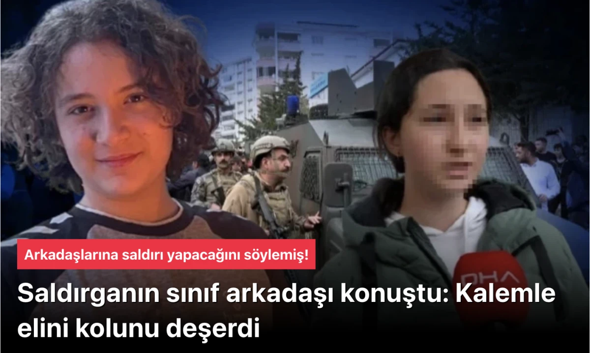 Kahramanmaraş Okul Katliamı: İsa Aras Mersinli'yi Sınıf Arkadaşı Anlattı &ndash; "Kalemle Elini Kolunu Deşerdi, Sırası Kan Olurdu"