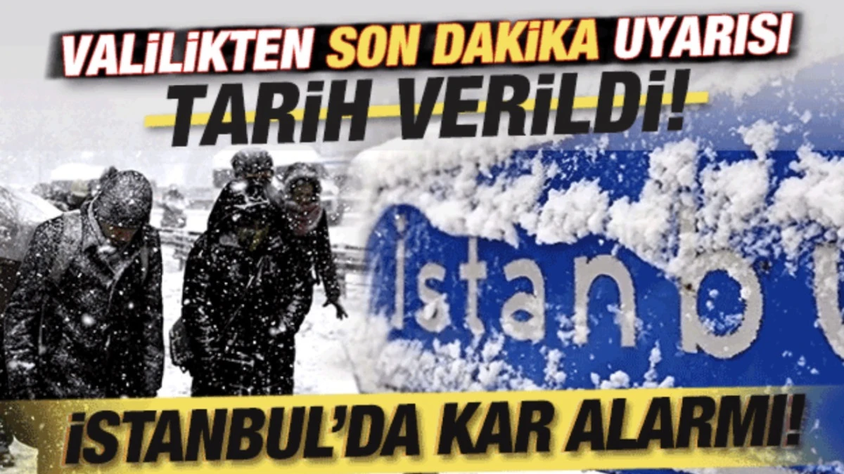 Kar yağışı! Valilikten ikaz geldi! O tarihte donacağız