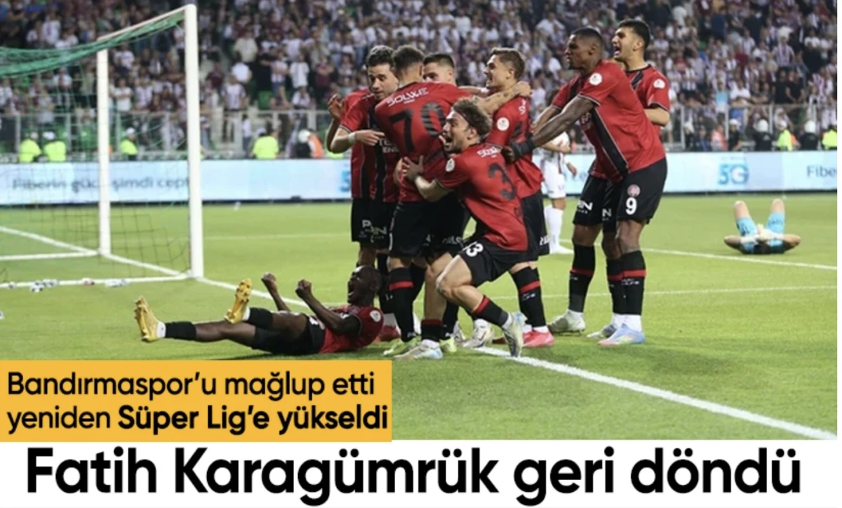 Karagümrük 1. Lige çıktı