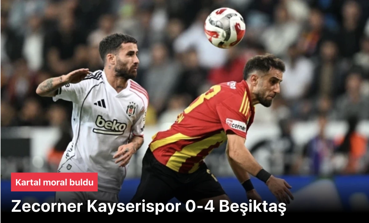Kayserispor 0-4 Beşiktaş