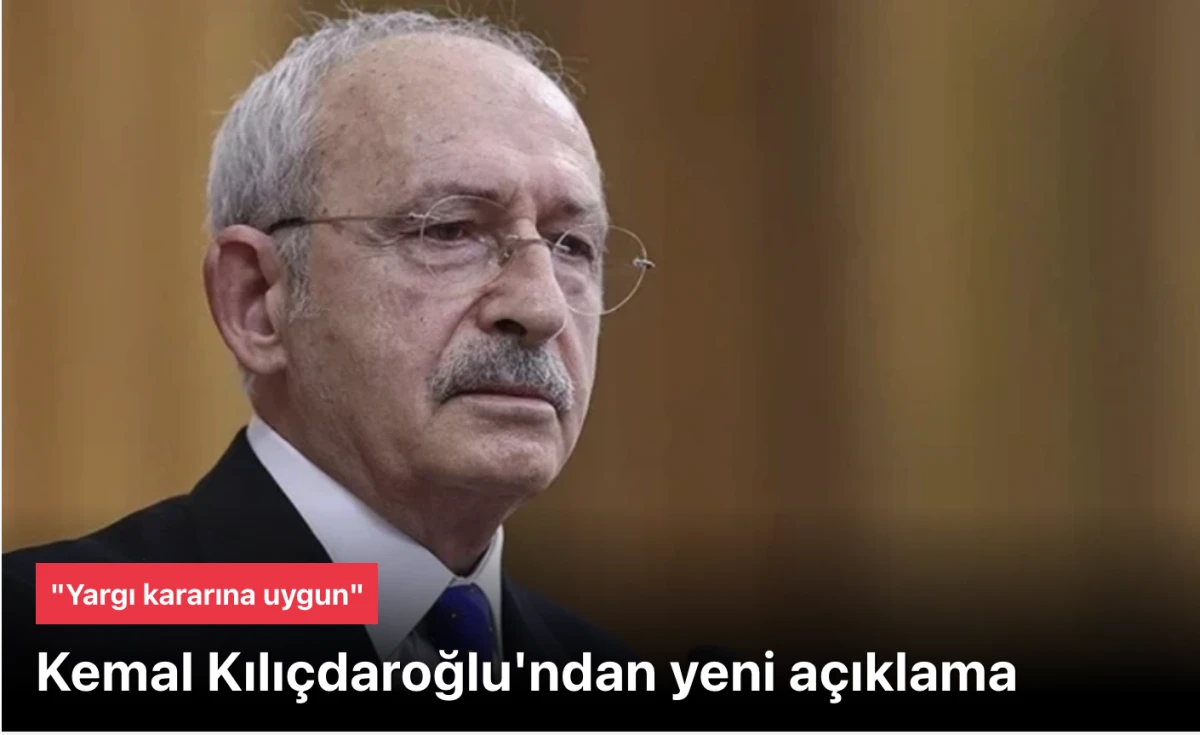 Kemal Kılı&ccedil;daroğlu: Karara uyun