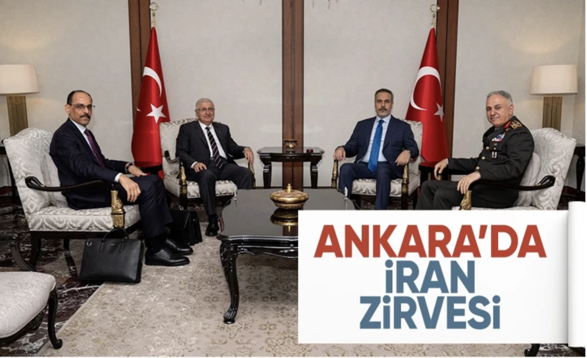 Külliyede İran zirvesi: Bakanlar Fidan ile Güler Genelkurmay Başkanı ve MİT Başkanı bir araya geldi