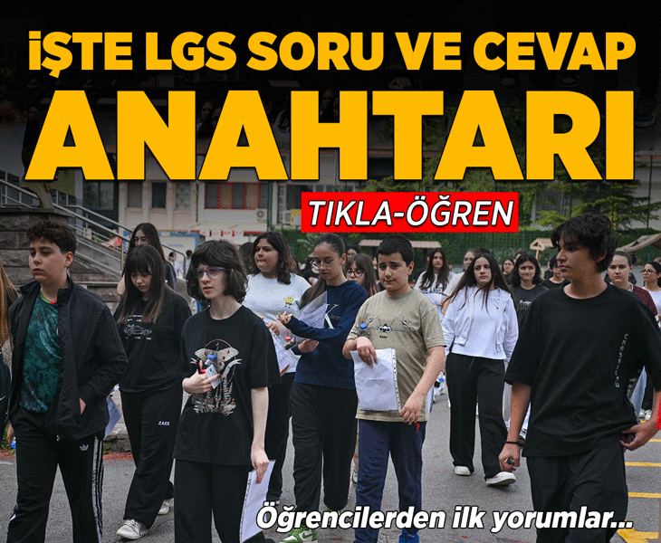 LGS SINAVI 2026! 1 milyonu aşkın &ouml;ğrenci LGS'de...