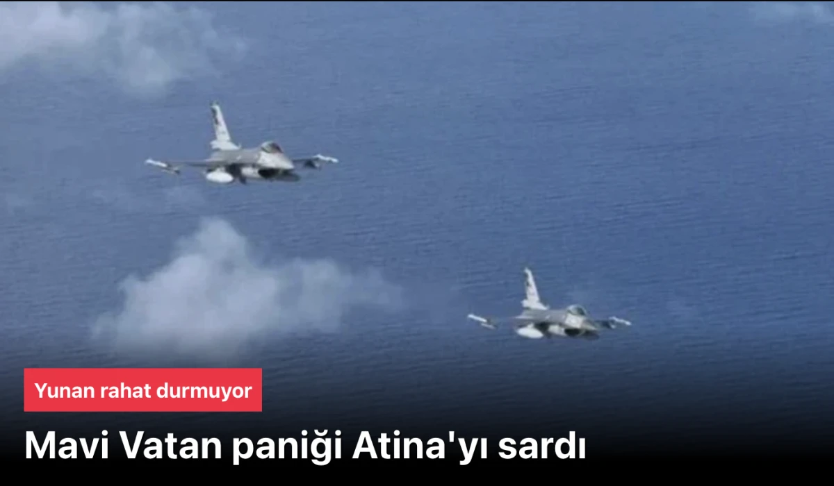 Mavi Vatan paniği Atina'yı korkuttu! İt dalaşı yaşandı! 'NATO &ouml;ncesinde gerginlik istiyorlar'