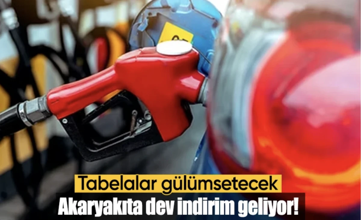 Mazota, benzine indirim! Motorin ve Akaryakıt indirimi