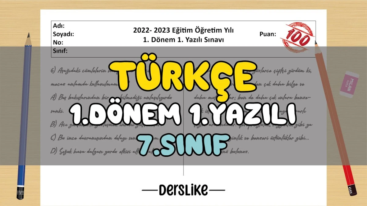 MEB Ortak Yazılı Sınav Takvimi 2025-2026: 1. Dönem 1. Yazılı Sınav Tarihleri, Mazeret Sınavı ve Sonuç Açıklama Detayları!