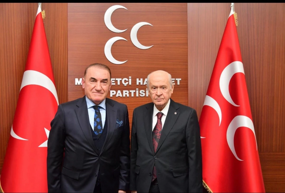 Medeni İzol&rsquo;dan MHP Genel Başkanı Devlet Bah&ccedil;eli&rsquo;ye Ziyaret