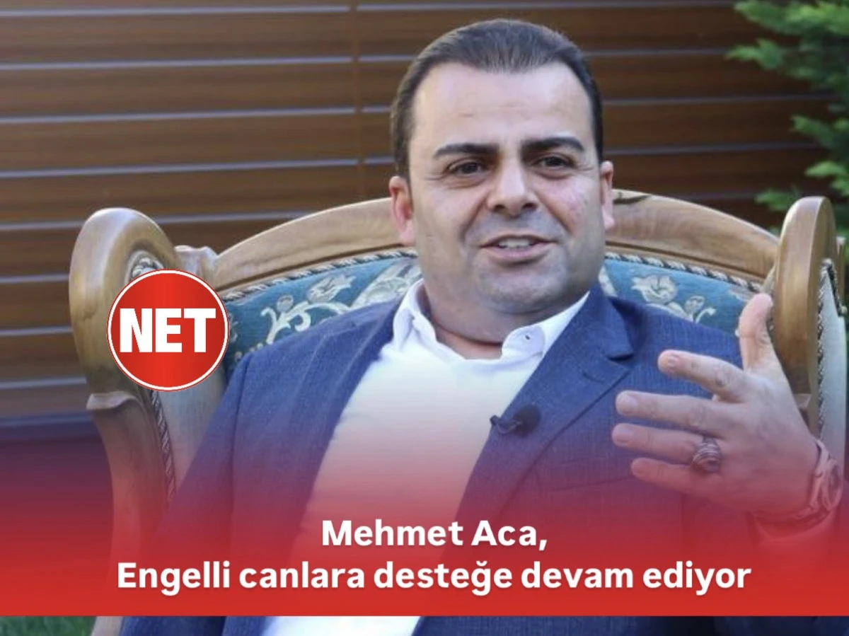 Mehmet Aca, engelli canlara desteğe devam ediyor
