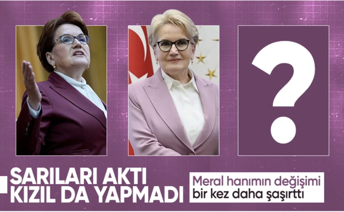 Meral Akşener yeni imajıyla görüntülendi