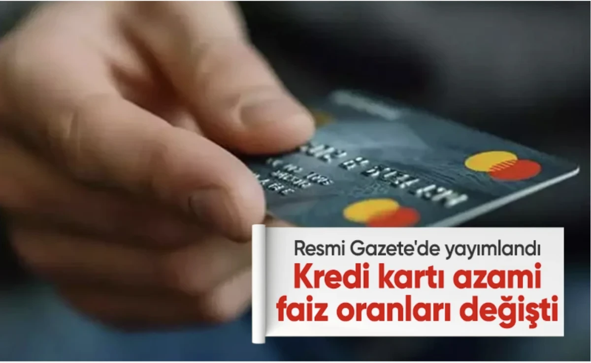 Merkez Bankası kredi kartı faiz oranlarında indirime gitti