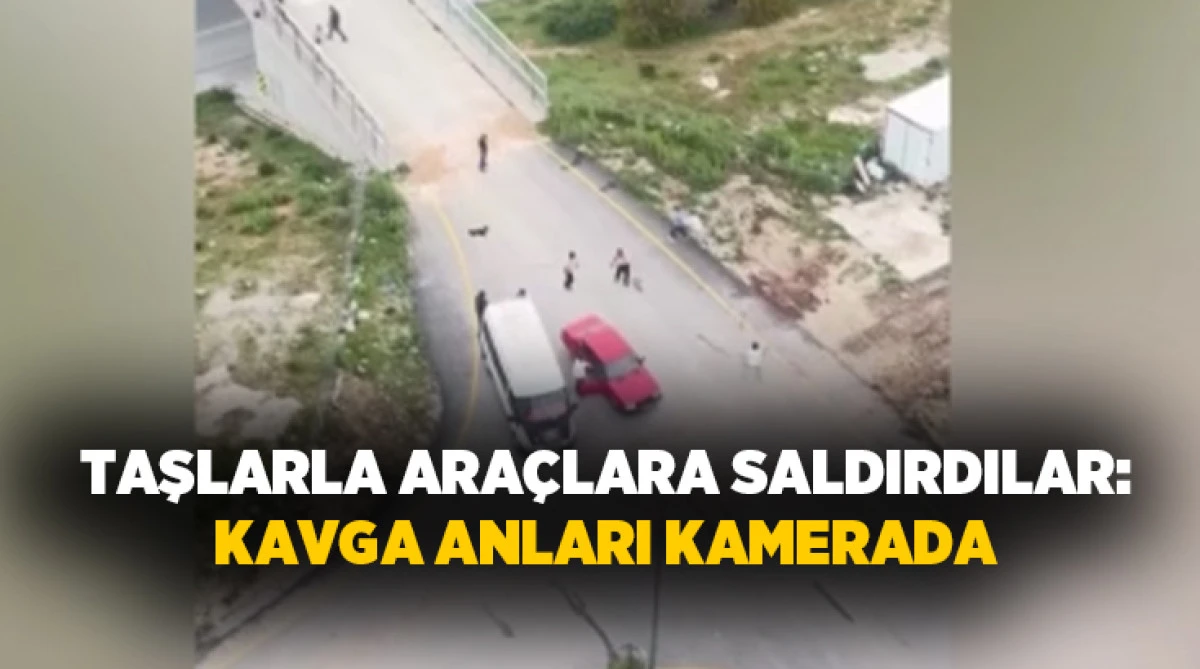 Mersin Tarsus&rsquo;ta Kavga: Ara&ccedil;lara Saldırdılar