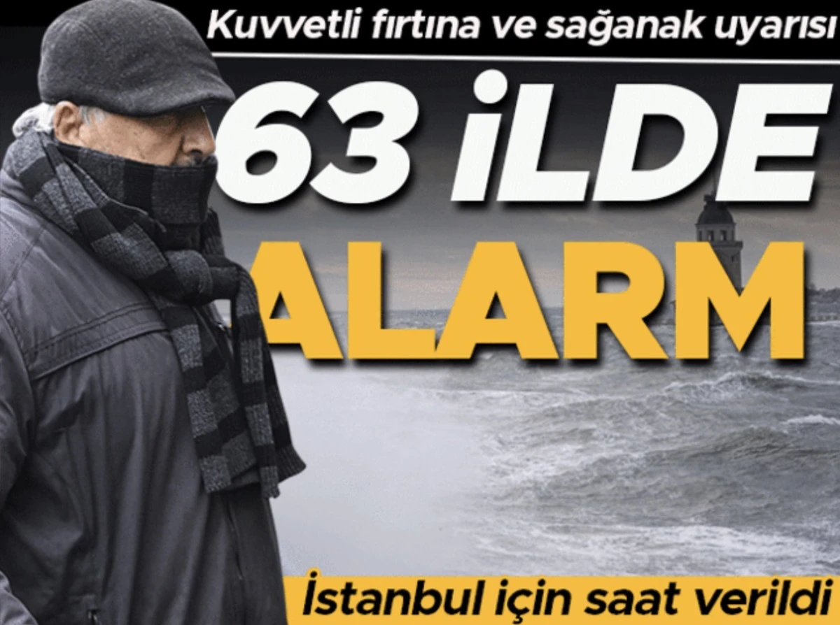 Meteoroloji yağış ve fırtına uyarısı yaptı: Hava sıcaklığı bir anda değişiyor | İşte sağanak beklenen iller