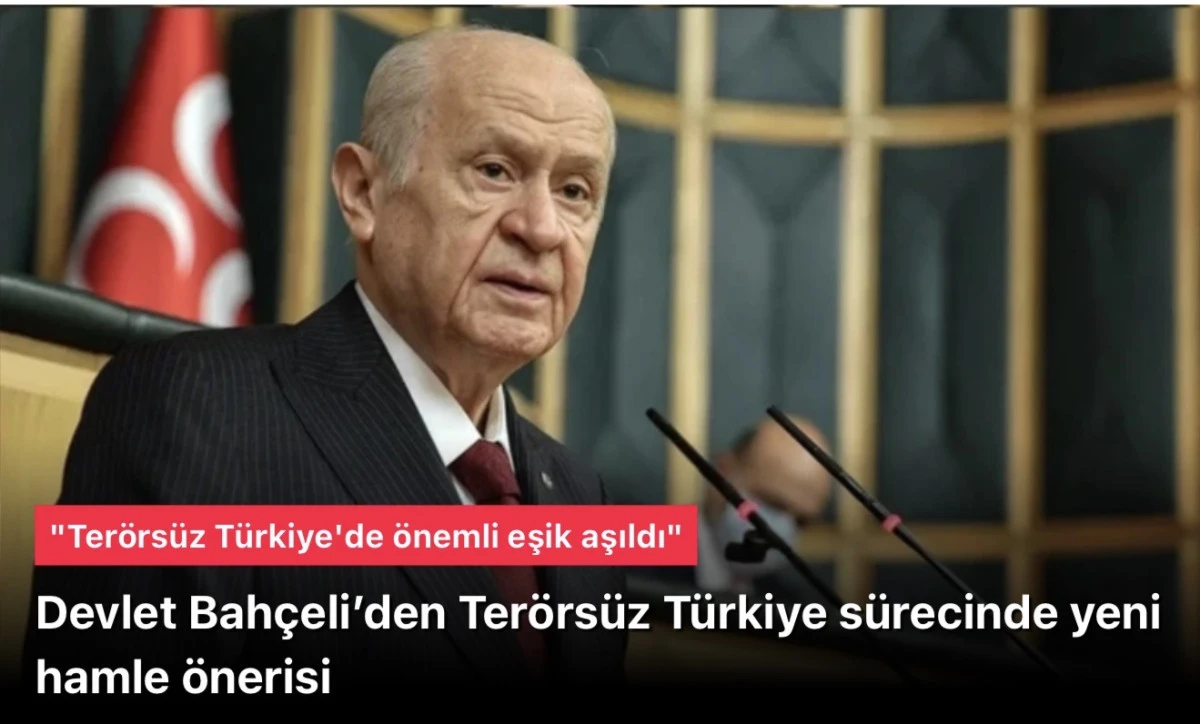MHP lideri Bah&ccedil;eli'den s&uuml;re&ccedil; i&ccedil;in yeni hamle &ouml;nerisi : Provokasyon riskine karşı yeni yapı şart