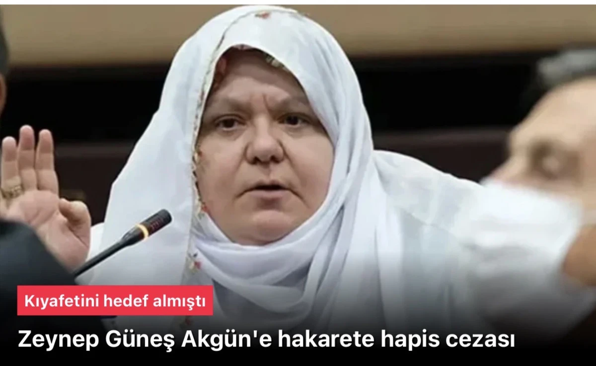 Mihalgazi Belediye Başkanı Akg&uuml;n'e hakarete hapis cezası