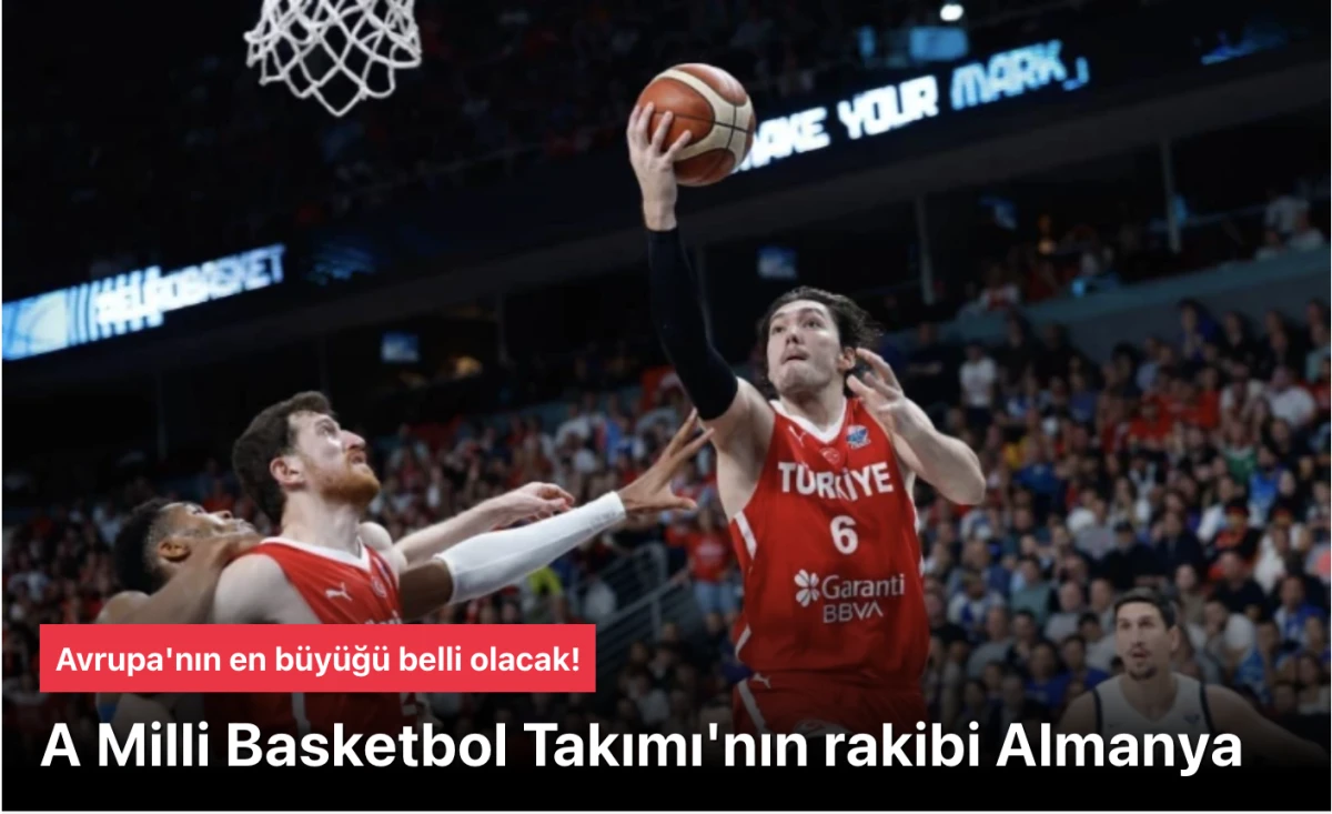 Milli Basketbol Takım rakibimiz Almanya