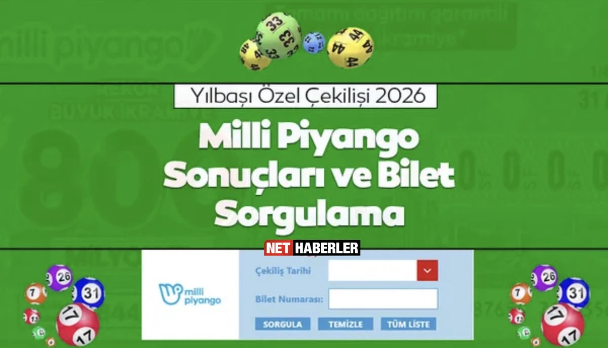 MİLLİ PİYANGO SONU&Ccedil;LARI SORGULAMA 2026