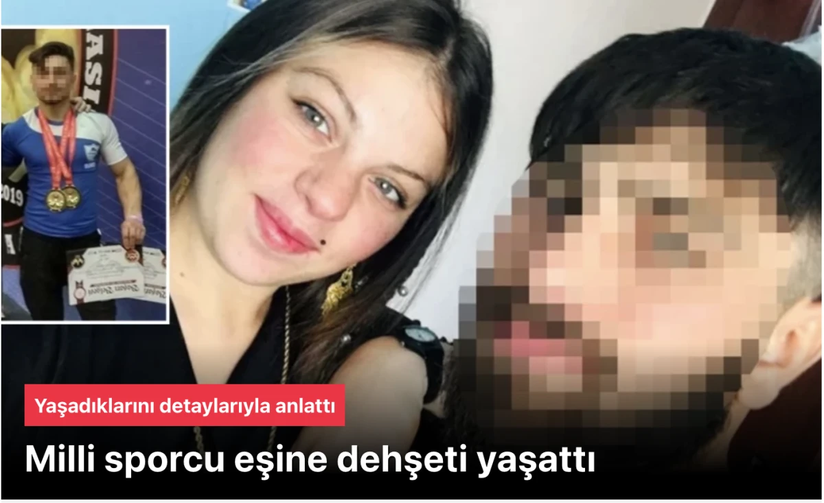 Milli sporcu, eşine dehşeti yaşattı! Işık neden açık kaldı?' diyerek dövüyordu!
