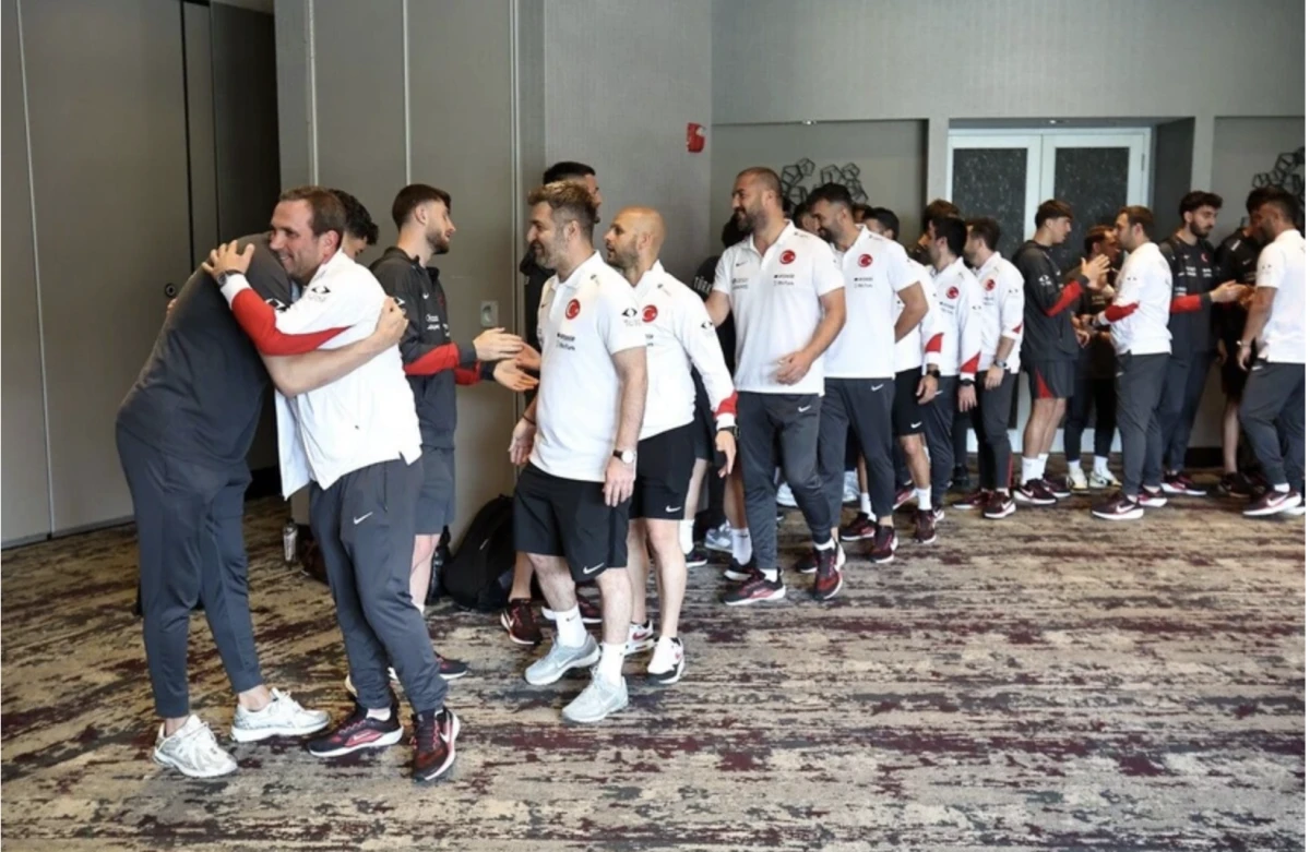 Milli Takım bayramlaşma töreni gerçekleştirildi