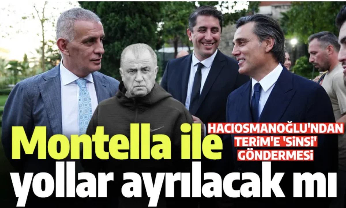 Montella Milli takımdan ayrılacak mı? TFF Başkanı Hacıosmanoğlu bizzat kendi a&ccedil;ıkladı
