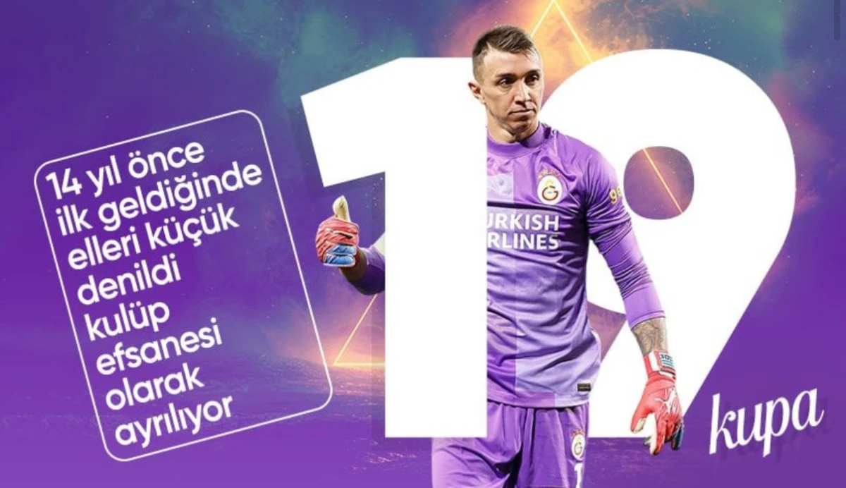 Muslera 19 kupa aldı