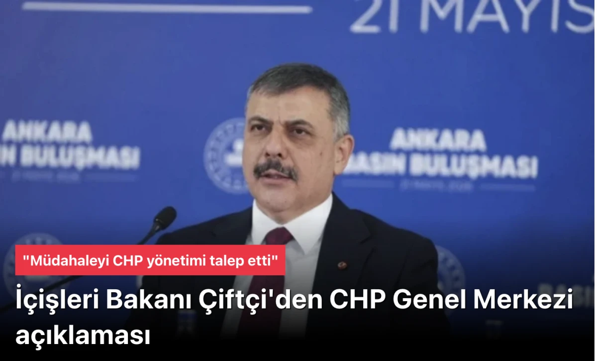 Mustafa &Ccedil;ift&ccedil;i: M&uuml;dahaleyi CHP y&ouml;netimi talep etti