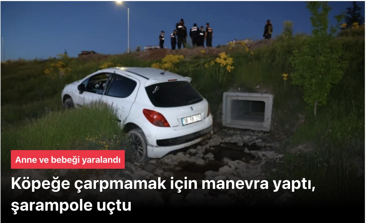 Nevşehir&rsquo;de k&ouml;peğe &ccedil;arpmamak i&ccedil;in yapılan ani manevra kazaya neden oldu. İşte t&uuml;m detaylar NetHaberler &ouml;zel haberinde;