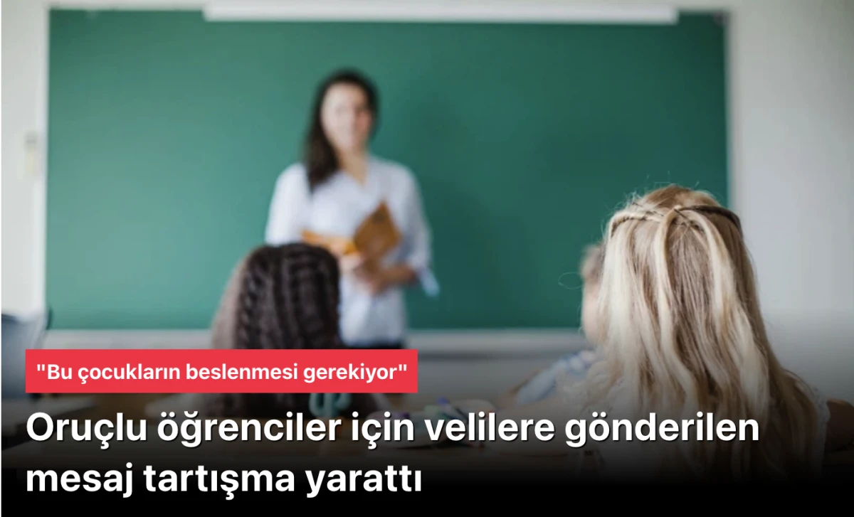 &Ouml;ğretmenin Oru&ccedil;lu &Ouml;ğrencilere Y&ouml;nelik Veli Mesajı Sosyal Medyada Ateşli Tartışma Yarattı!