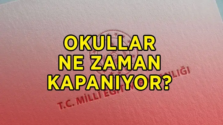 Okullar Ne Zaman Tatil? 2025-2026 Eğitim Yılı Tatil Takvimi
