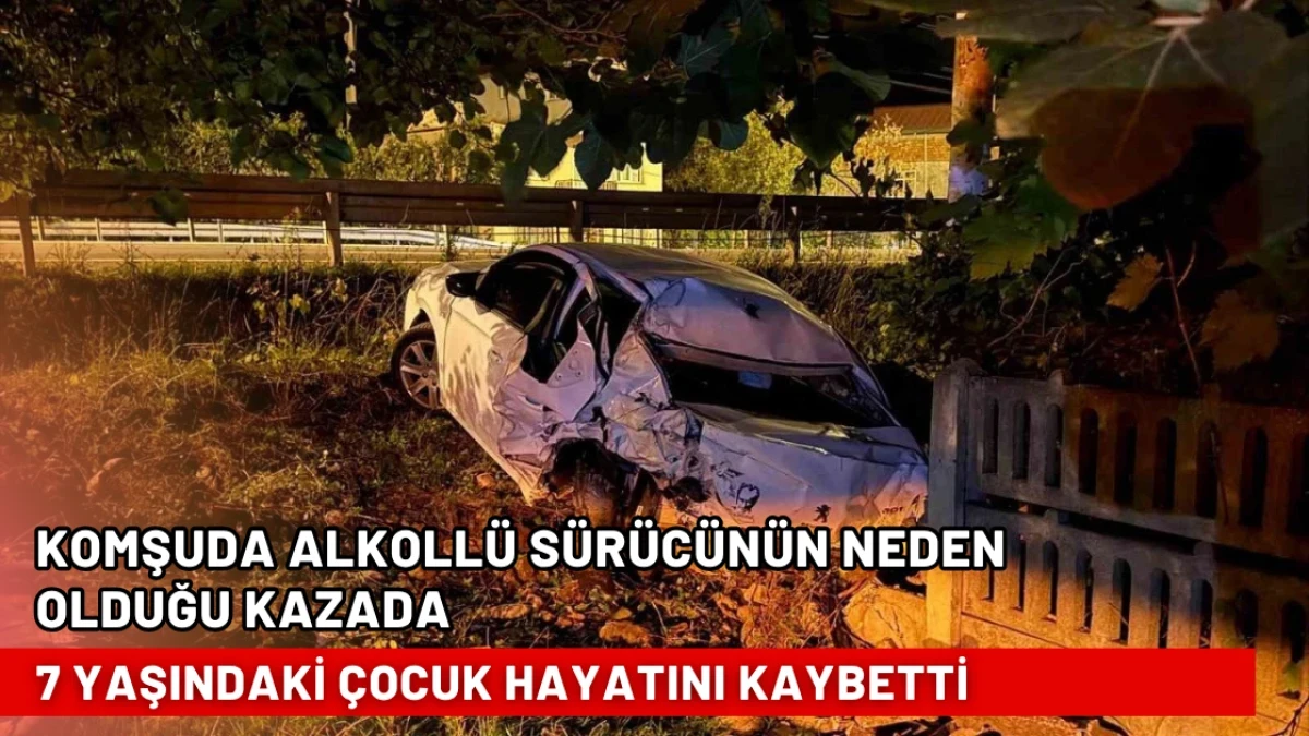 Ordu Ünye Alkollü Sürücü Trafik Kazası: 7 Yaşındaki Derin Su Akın’ın Trajik Ölümü