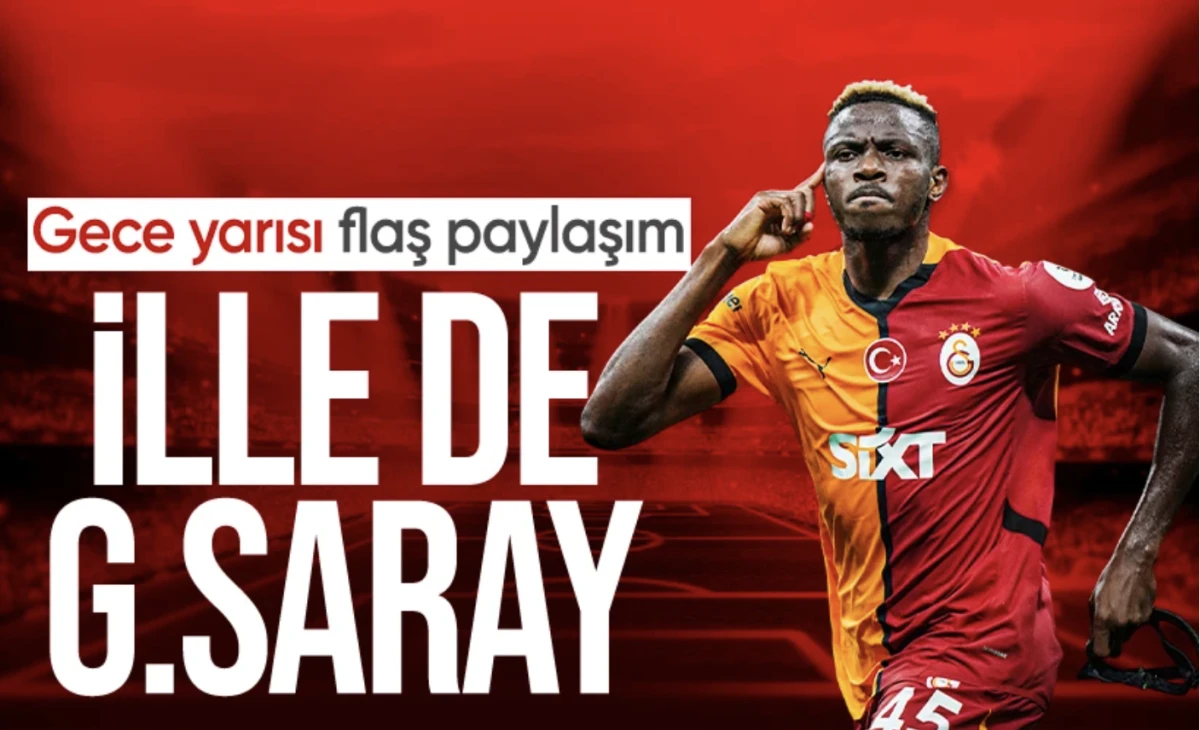 Osimhen Galatasarayda kalıyor mu? Gece yarısı flaş Galatasaray paylaşım