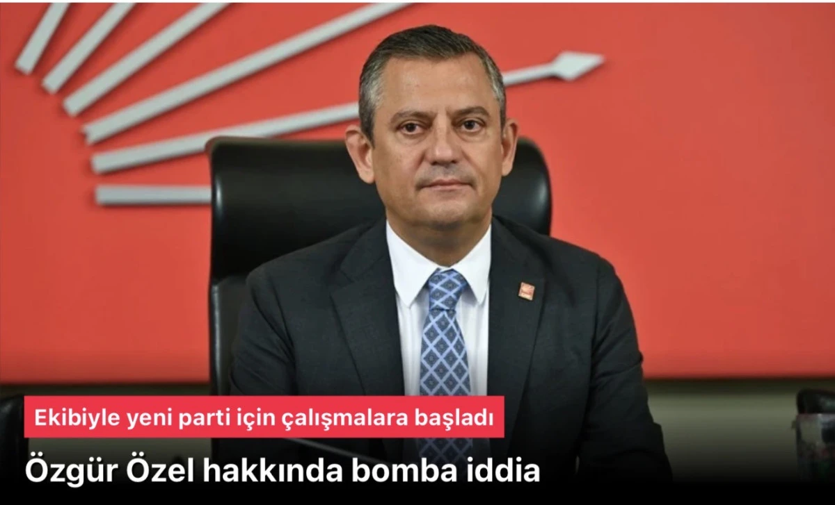 &Ouml;zg&uuml;r &Ouml;zel Yeni parti i&ccedil;in &ccedil;alışmalarına başladı