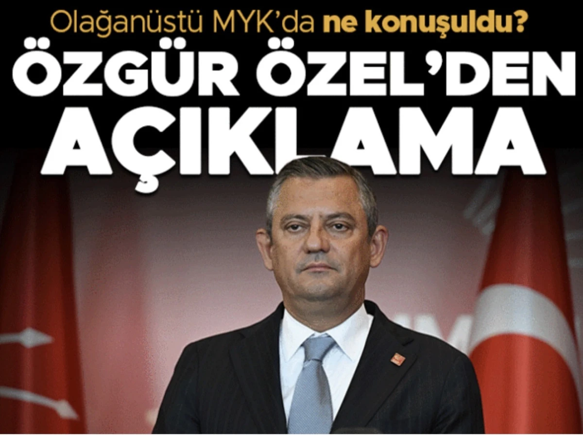 &Ouml;zg&uuml;r &Ouml;zel'den a&ccedil;ıklama: Mutlak bultan..