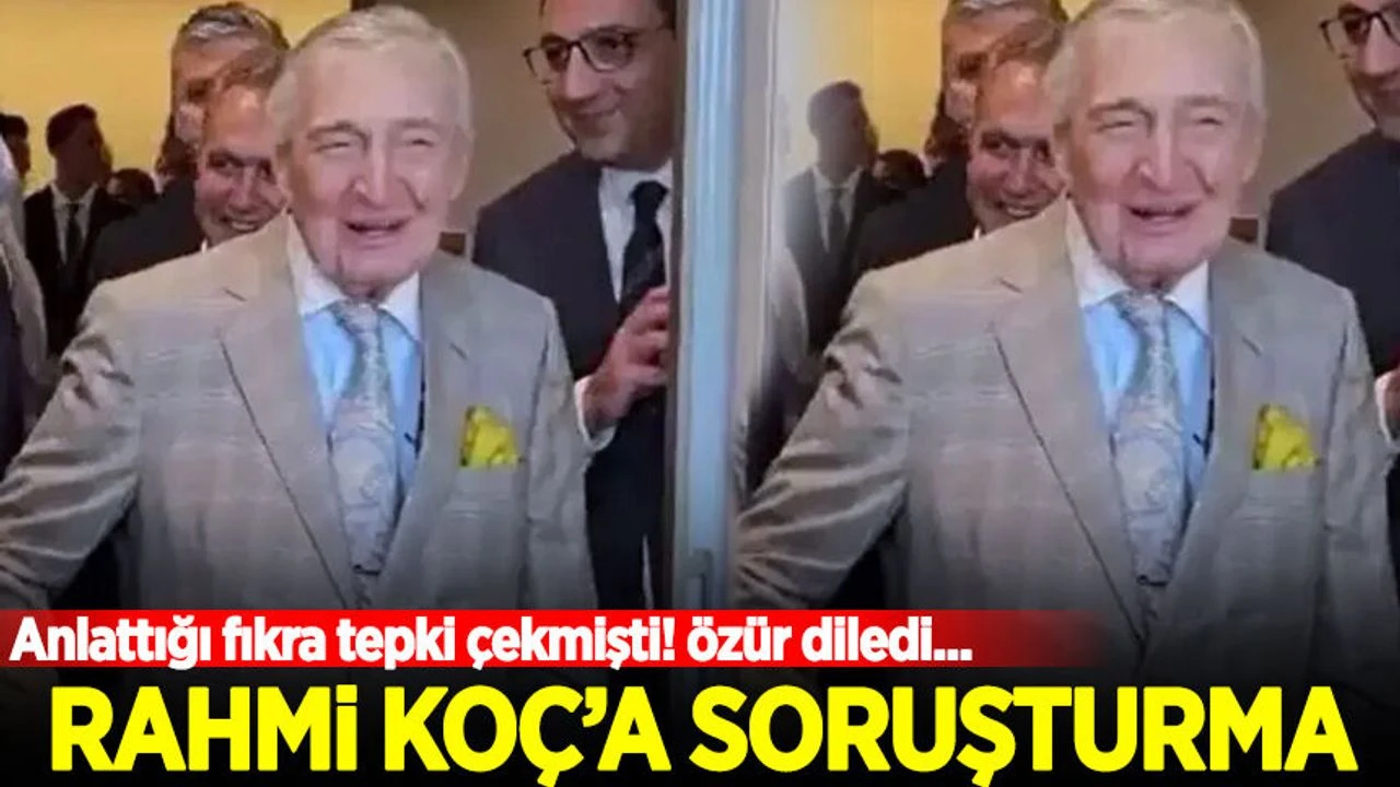 Rahmi Ko&ccedil; &Ouml;z&uuml;r diledi