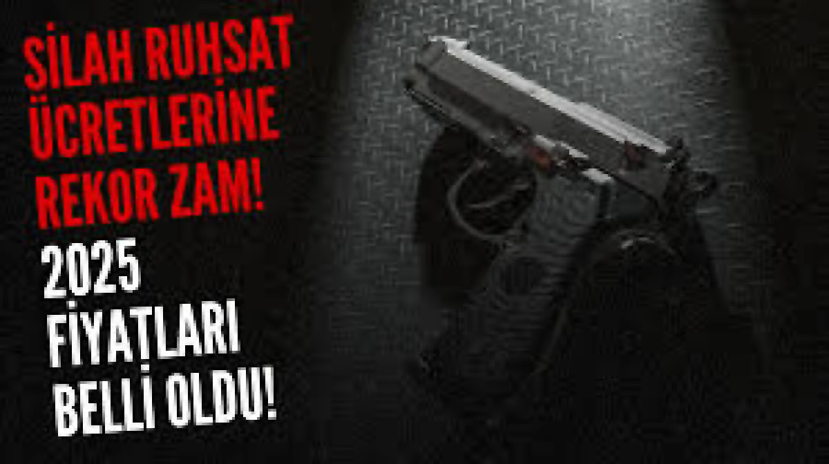 Ruhsatlı silah nasıl alınır? Taşımalı silah harcı ne kadar?
