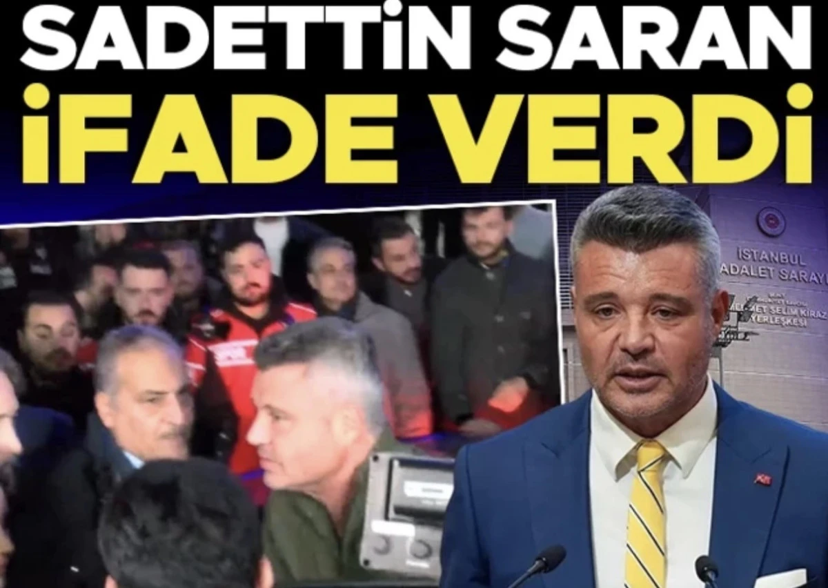 Sadettin Saran Uyuşturucu Soruşturmasında İfadeye &Ccedil;ağrıldı: Sa&ccedil; ve Kan &Ouml;rneği Alınacak!