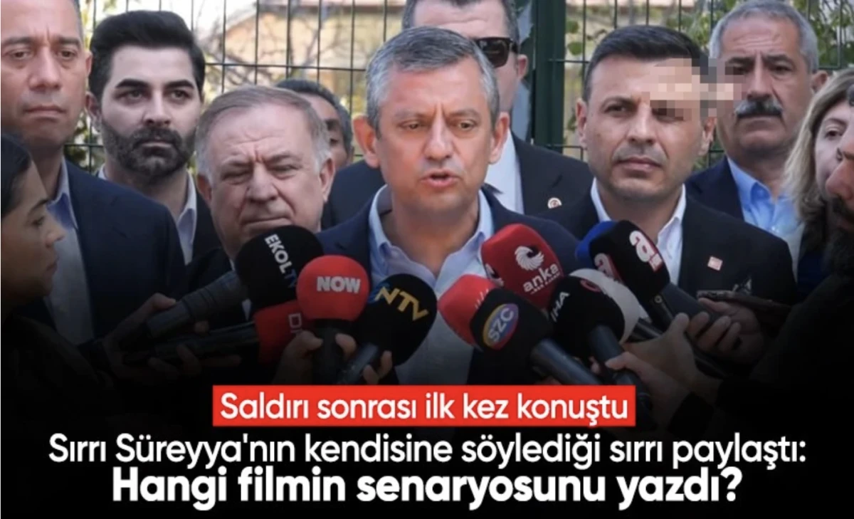 Saldırı sonrası Özgür Özel'den açıklama: Süreyya Önder'in ölmeden önce kendisine verdiği sırrı açıkladı Son dakika haberleri...