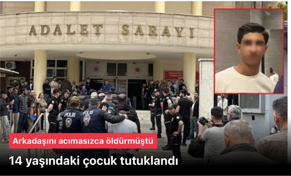 Şanlıurfa Cinayeti: 14 Yaşındaki Suça Sürüklenen Çocuk, 16 Yaşındaki Arkadaşını Bıçaklayarak Öldürdü ve Tutuklandı