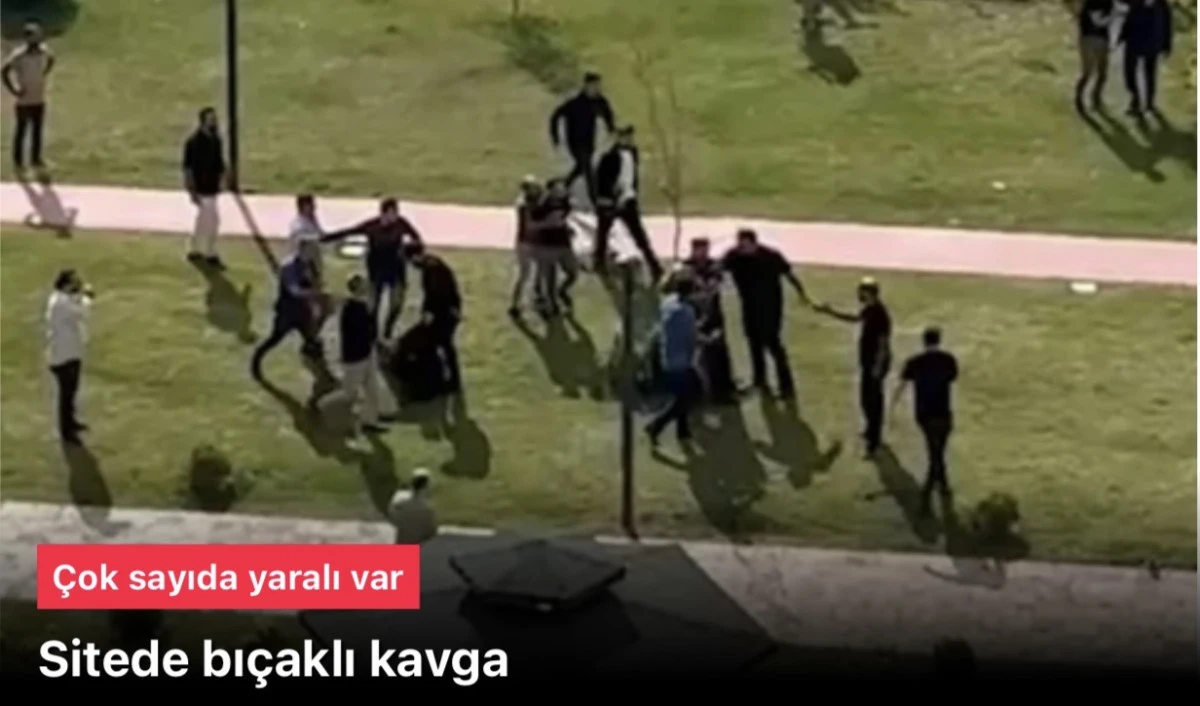 Şanlıurfa'da bıçaklı site kavgası: 9 yaralo