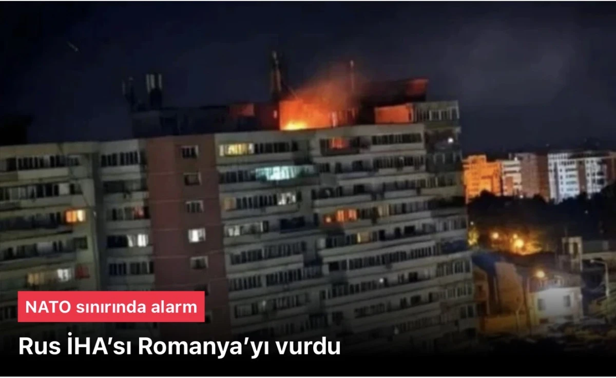 Savaş NATO sınırında: Rus İHA&rsquo;sı Romanya'yı vurdu