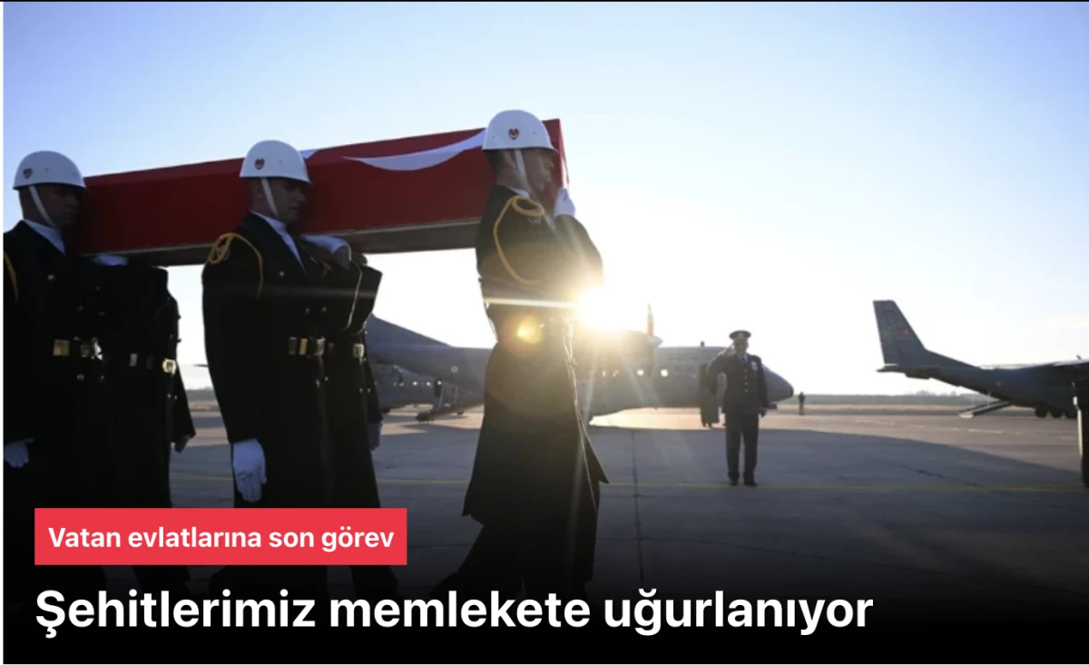 Şehitlerimiz memleketinde ebediyete uğurlanıyor