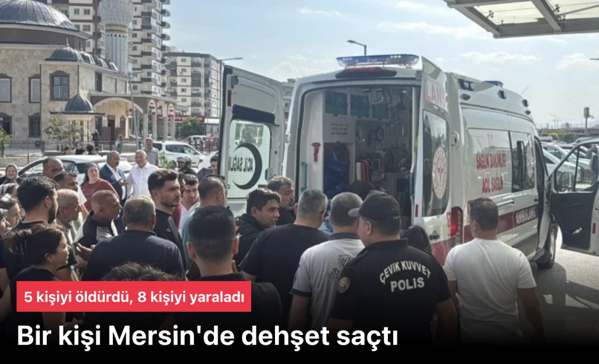 Silahlı şahıs 5 kişiyi &ouml;ld&uuml;rd&uuml;, 8 kişiyi de yaraladı