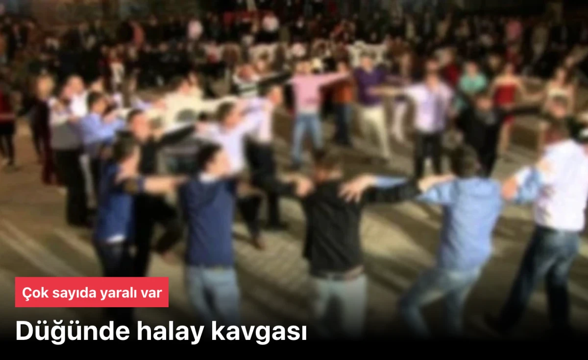 12 yaralı! Sivas'ta Düğünde halay kavgası