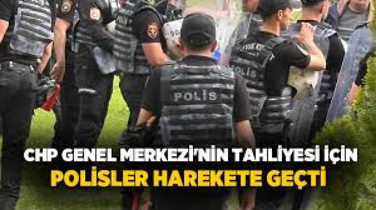 Son dakika: CHP genel merkezinde tahliye başladı: Polis m&uuml;dahalesi başladı