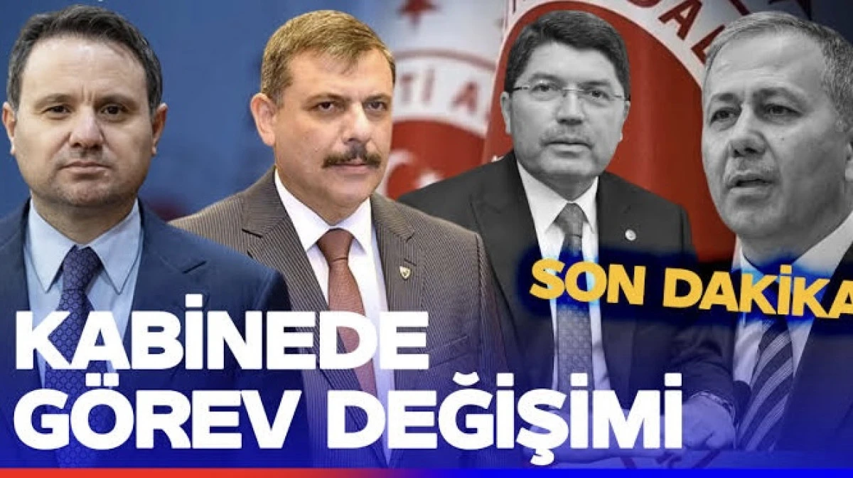 Son Dakika: Kabine&rsquo;de Şok Değişiklik! İ&ccedil;işleri Bakanı ve Adalet Bakanı Değişti &ndash; Mustafa &Ccedil;ift&ccedil;i ve Akın G&uuml;rlek Atandı!