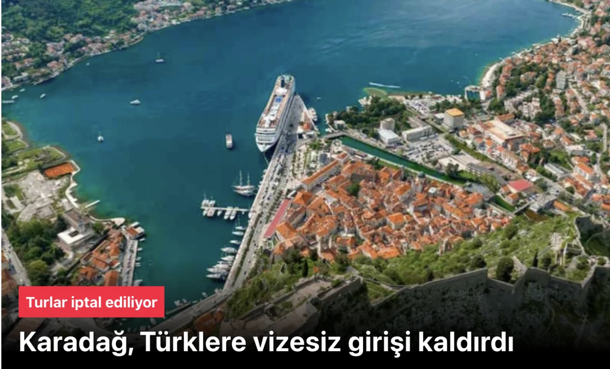 Son dakika... Karadağ'ın 'vize' kararı! Dışişleri Bakanlığı'ndan ilk açıklama!