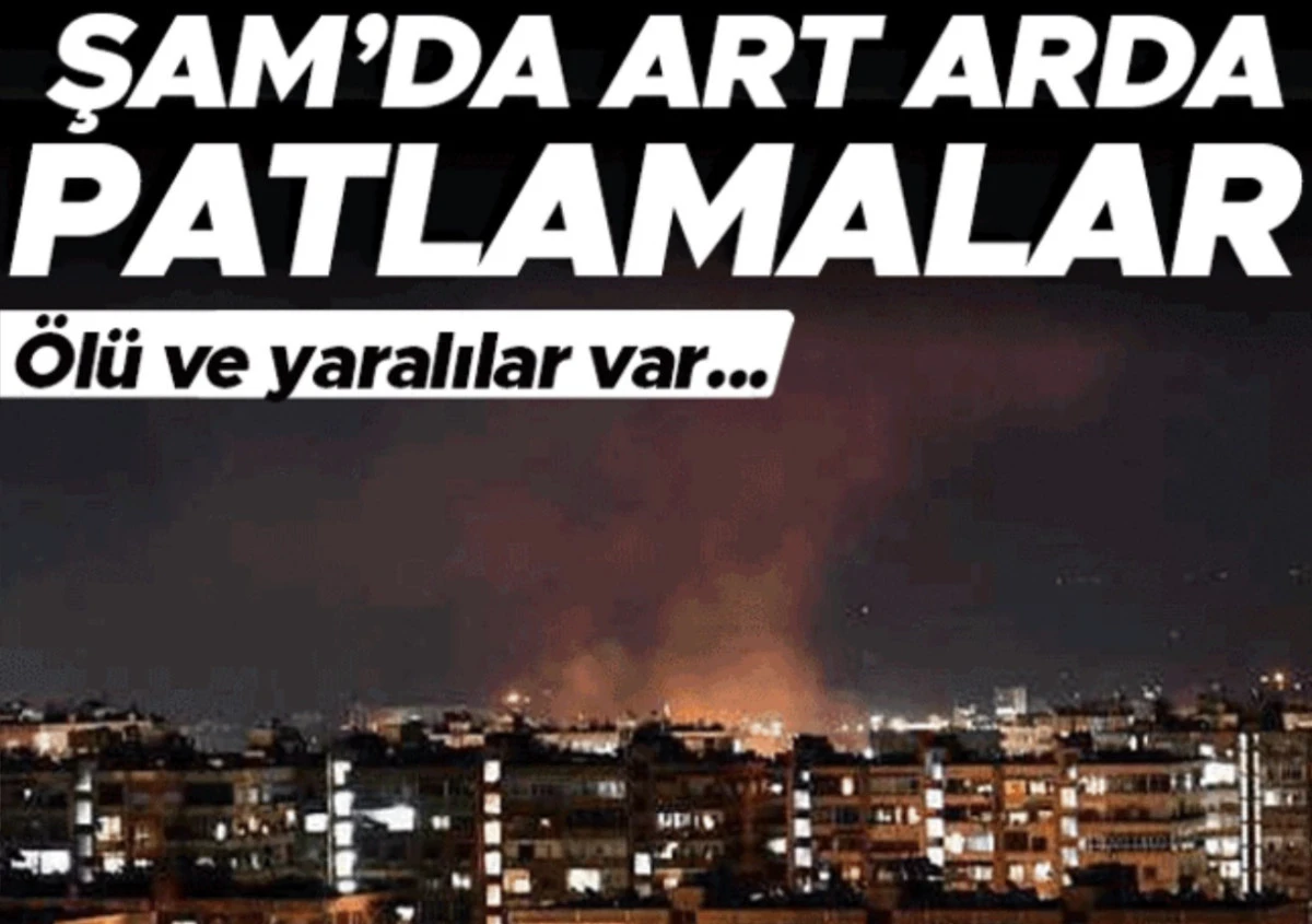 Son Dakika: Şam’da Art Arda Şiddetli Patlamalar! Mezze Bölgesinde Füze Saldırısı, Bir Kadın Yaralı