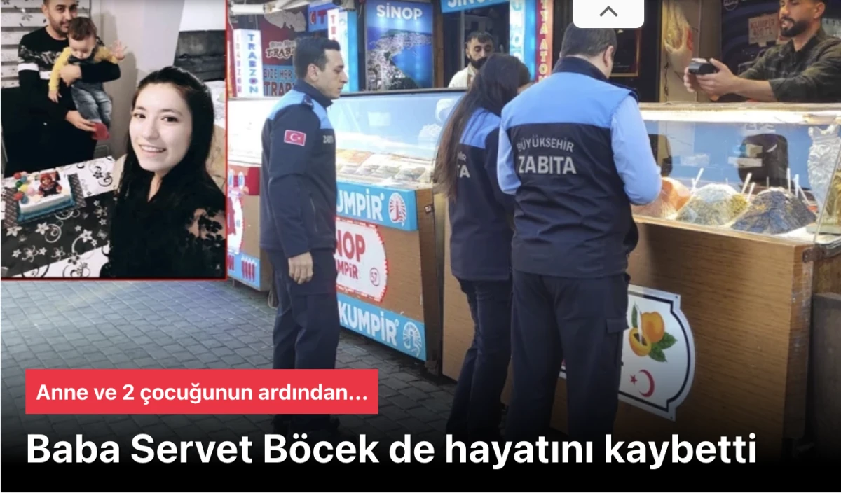 Son Dakika: Servet Böcek öldü! Anne ve 2 çocuğunun ardından baba Servet Böcek de hayatını kaybetti